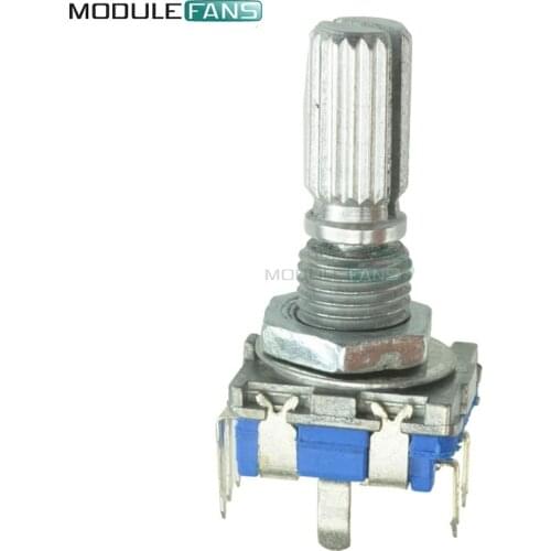 2pcs 20mm EC11 Rotary Encoder Audio Digital Potentiometer with Switch Handle EC11 Switch