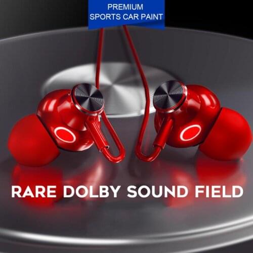 3.5mm In-ear Wired Earphones Type-C Flat Earplugs Mental Bass Hifi Monitoring High Quality Headphones With Karaoke Microphone