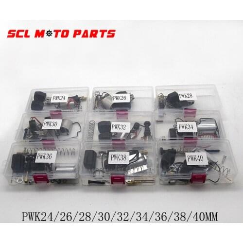 ALconstar-Motorcycle PWK 24 26 28 30 32 34 36 38 40 Repair Kits With Spare Jets Sets For Keihin KOSO OKO Mikuni Carburetor