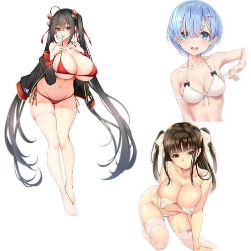 Three Ratels CA100 REM Anime Car Sticker Vinyl PVC Decal For Wall Laptop Waredrobe