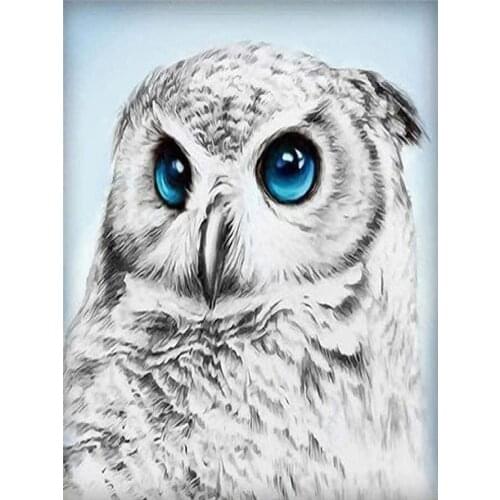 White Owl Eagle Animal Diamond Painting Round Full Drill Nouveaute DIY Needlework Mosaic Embroidery 5D Cross Stitch Picture
