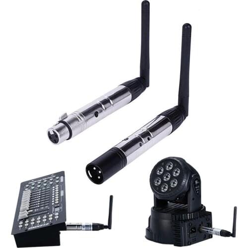 New 2.4G 126Ch Wireless DMX DMX512 DJ system Receiver & Transmitter Xmas Controller