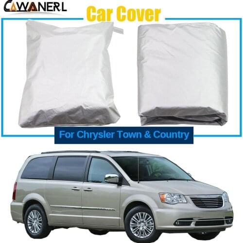 Full Car Cover For Chrysler Town Country MPV Indoor Outdoor Sun Rain Snow Dust Resistant Anti UV Cover Windproof