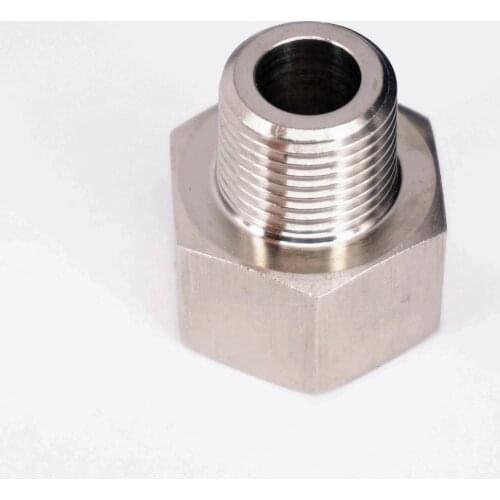 3/4" BSPP Female to 1/2" BSPT Male Threaded 304 Stainless Steel Pipe Fitting Connector Adapter Max Pressure 2.5 Mpa
