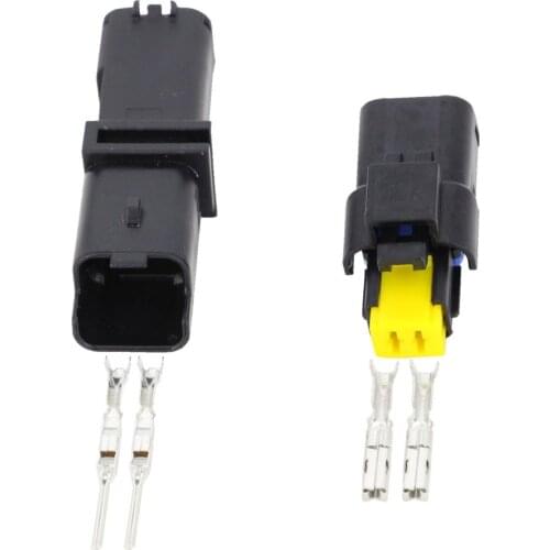 2 Pin DJ7027A-1.5-11/21 Female And Male FO Turn Light Plug FO Lamp Socket FCI Car Sensor Connector For Auto Truck 2P