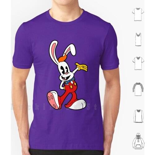 Classic Roger Rabbit T Shirt 6xl Cotton Cool Tee Parody 1980 80 S Cartoon Animation Retro Roger Rabbit Classic Who Framed Roger