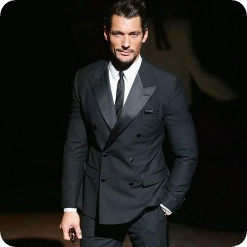 Suit Men Wedding Groom Spring Autumn Casual Business Slim Fits Social Blazer Costume Made Prom Suits Ropa Hombre Jacket+Pants