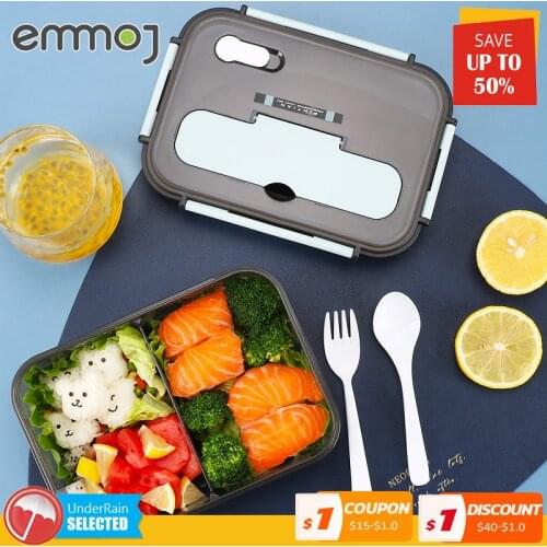 Kitchen Storage Box Lunch Box Work Outdoor Activities Travel Microwave Heating Food Container Plastic Storage Snacks Boxes