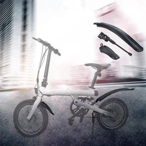New Tire Tyre Splash Mudguard Front Rear Fender Shelf for Xiaomi Mijia Qicycle Ef1 Electric Bike Bicycle Kickstand Tripod Suppor