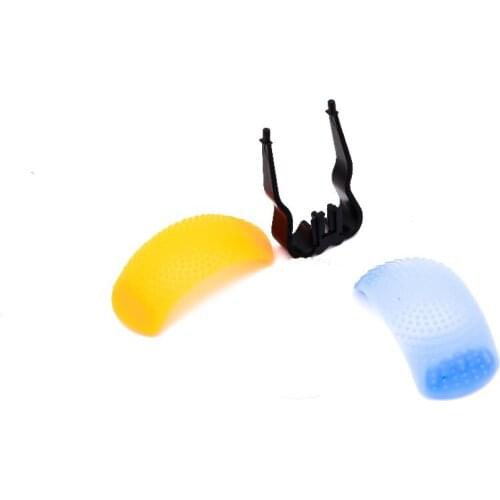 New 3 Colors Pop-Up Flash Bounce Diffuser Cover DSLR Flash Soft Light Kit With Bracket for Canon Nikon Pentax Kodak SLR Camera