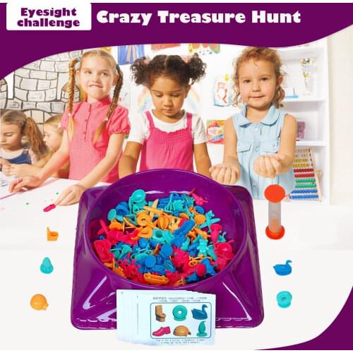 Treasure Hunt Toys Logical Thinking Color Recognition Parent-Child Child Early Education Family Party Board Game