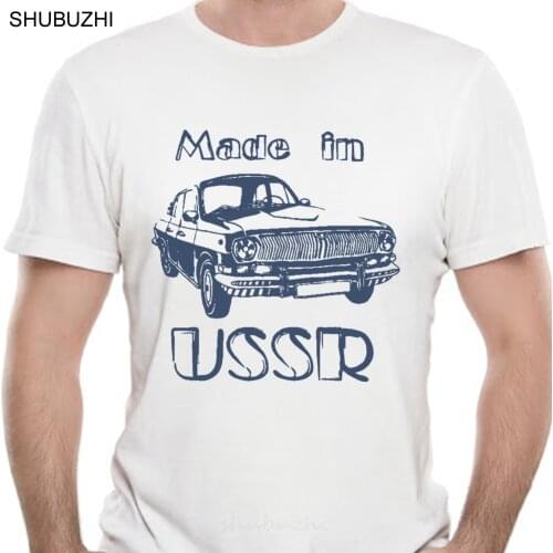 Made In Cccp New T-Shirt Made In Ussr Retro Car Volga Cotton T Shirt Men Summer Casual Tee Fashiona T Shirt Design Online
