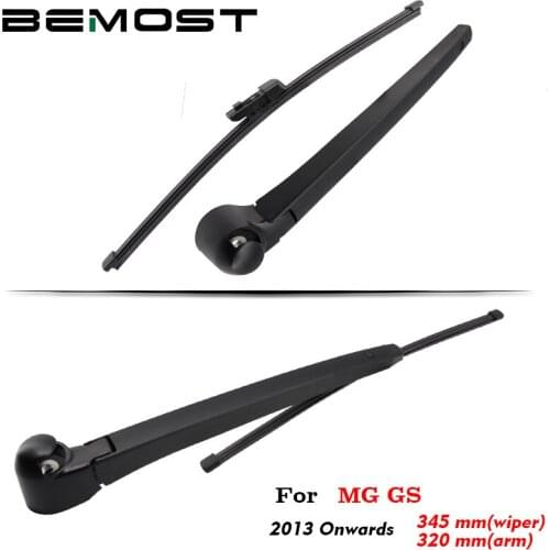 BEMOST Car Rear Windscreen Windshield Wiper Arm Blade Natural Rubber For MG GS 345mm Hatchback 2013 2014 2015 2016 2017 2018