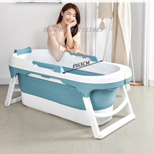 Foldable Sweat Bath Tub Adult Household Bathtub Thickened Adult Bathtub Bath Tub Children Bath Tub