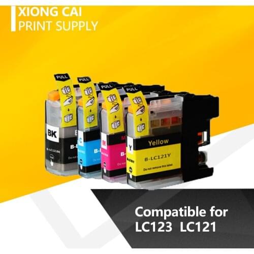 Compatible for LC121 LC123 LC121XL LC123XL ink cartridge for brother MFC-J4410DW/J4510DW/J4610DW/J4710DW/J470DW/ J6920DW/J870DW