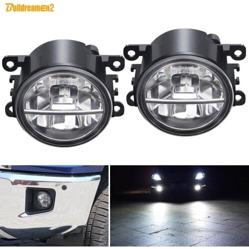 LED Fog Light For Jeep Renegade Compass Cherokee 30W 3000LM Car Front Bumper Fog Lamp Daytime Running Light DRL 12V