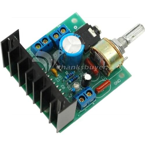 TZT AC/DC12V TDA7297 Rev A Low Noise Audio Amplifier Board 2*15W Dual-Channel Digital Stereo