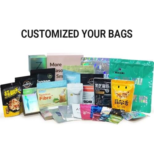Customized Your Design Packaging Bag With Logo Printed Pouches Special Custom-made Gravure Printing Small Lot Manufacture