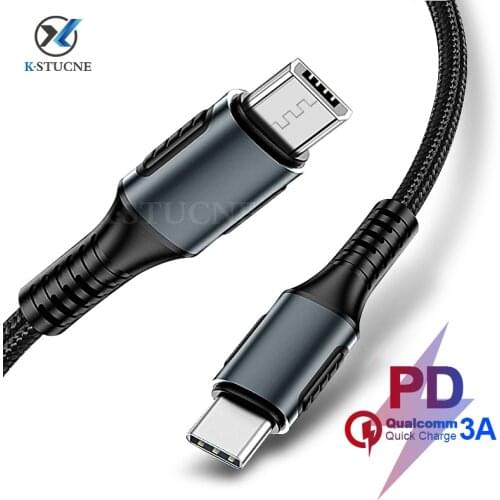 Type C USB-C To Micro USB Cable For Samsung xiaomi Micro B USB Type C Cord Male to Male Compatible For Macbook Fast Charge Data