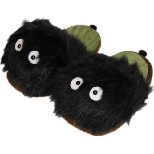 Winter Ladies Plush Slippers Indoor Warm Cartoon Animal Cotton shoes Female Bread Fat Sneakers Womens/Men Couple Flip Flops Hot
