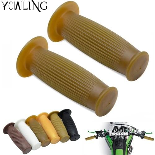 1pair Vintage Motocross 7/8" Motorcycle handlebar grip handle bar Motorbike handlebar grips/Motorcycle accessories Handle Grips