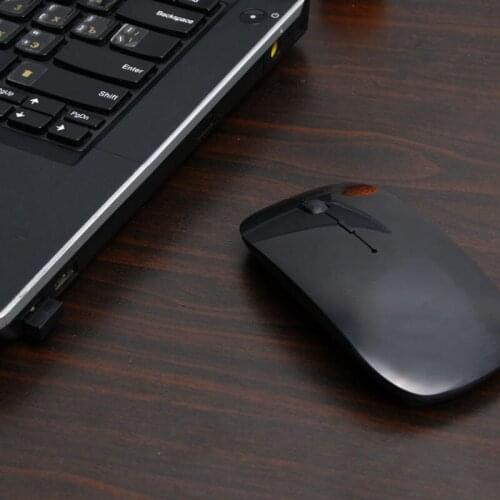 1600 DPI 2.4G USB Optical Wireless Computer Mouse Ultra Slim Mouses For PC Laptop Desktop PUO88