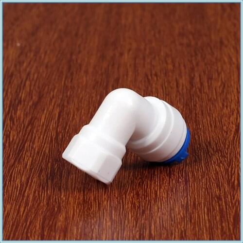 5PCS RO Water Fitting Elbow 3/8" OD Hose 1/4" BSP Female Thread Plastic Pipe Quick Osmose Reversa Aquario Connector