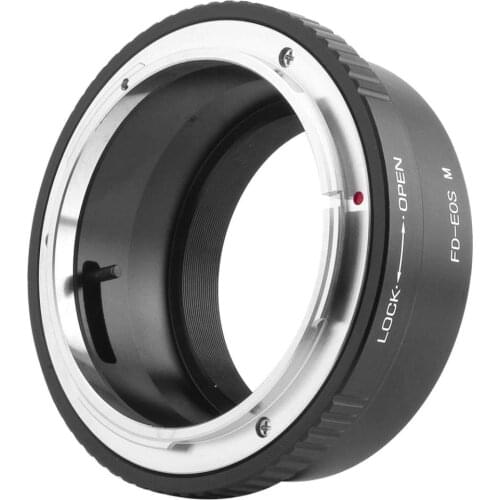 FD-EOSM Aperture control Adapter For Canon FD Lens to EF-M Mount Ring EOS M M3 M5 M10 Mirrorless Camera