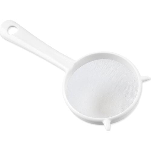Big Size Filter Reusable Kitchen Handheld Plastic Screen Mesh Tea Leaf Strainer Flour Sieve Colander Soy Milk Strainer