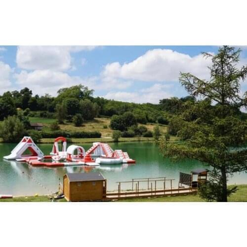 Hi Bouncia UK Inflatable Water Park Games Design Build / Inflatable Water Floating Playground