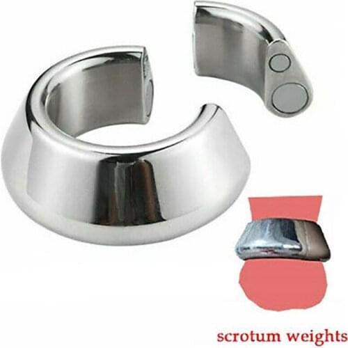 Stainless Steel Cock Penis Ring Stretcher Ejaculation Chastity Belt Adult Toys for Men Delay Time Enhancer