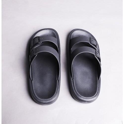 LINING Summer Men And Women Couples Sandals Beach Thick Soled Non Slip Outdoor Slippers AGAP005