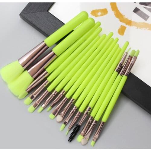 MAANGE 6/15/20 Pcs Makeup Brushes Set Eye Shadow Foundation Powder Eyeliner Eyelash Lip Make Up Brush Cosmetic Beauty Tool Kit