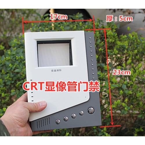 Mini 4-inch CRT Picture Tube Nostalgic Black and White Electronic Display Video TV