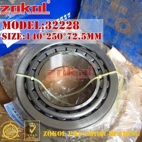 ZOKOL bearing 32228 7528E Tapered Roller Bearing 140*250*72.5mm
