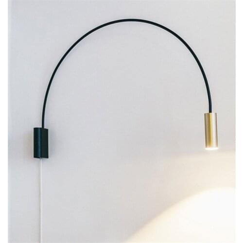 Modern Long Arms Wall Lamp Art Home Decor Lighting White&Black Sconce Bedroom WA113