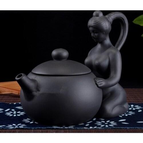Yixing Teapots Chinese Handmade Xi Shi Teapot Authentic Zisha Tea Kettle Purple Clay Pot Kung Fu Tea Set