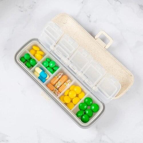 1Pc 7 Days Pill Medicine Box Container Medicine Tablte Dispenser Organizer Storage Organizer Container Case Pill Box Splitters