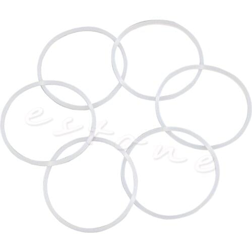 6Pcs New Replacement Gaskets Rubber Seal Ring For Magic Bullet Flat/Cross Blade Dropshipping