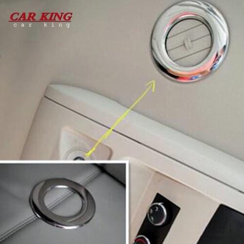 ABS Plastic Car Roof Air vent outlet ring cover trim fit for dodge journey fiat freemont 2013 2014 2015 2016