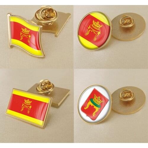 Coat of arms of Tver Flag Lapel Pins/Broochs/Badges