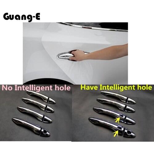 For Hyundai IX35 2010 2011 2012-2017 Car Style Cover Detector External Stick Frame Lamp Trim ABS Chrome Door Handle Bowl Armrest