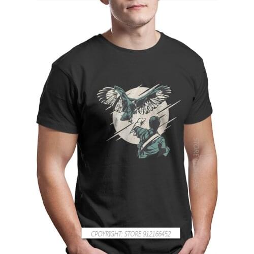 ILLUSTRATION Harajuku TShirt Falconry Austringer Eagle Style Streetwear Leisure T Shirt Male Gift Idea Men Clothing