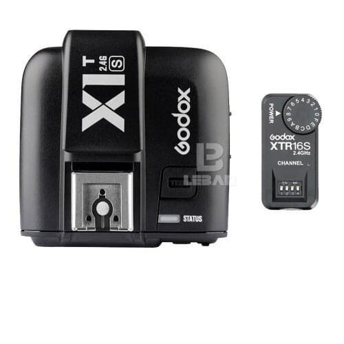 Godox X1T-S TTL HSS 2.4G Flash Trigger + XTR-16S Receiver Set for Sony Camera