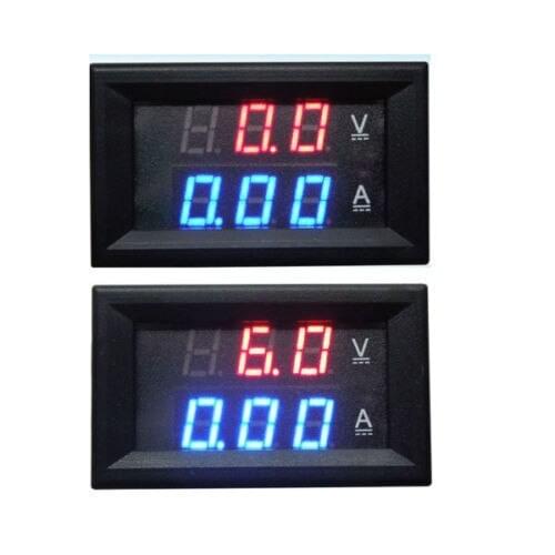 Digital DC 0-100V 50A Voltage Current Meter DC 12V 24V Voltmeter Ammeter 2in1 Digital Panel Meter CAR VA