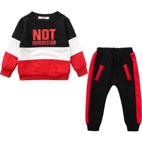 Boys Clothing Sets Spring Cotton Toddler Boys And Girls Clothes Set Full Sleeve shirt Pants 2 Pieces Suit For Baby Boys