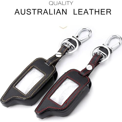 New A91 Leather Key Case for Starline B9 B91 B6 B61 A91 A61 V7 C9 LCD Way Car Remote 2 Way Alarm starline A91