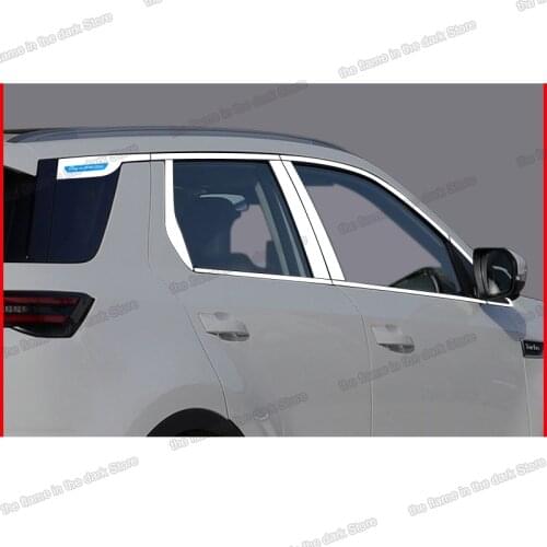 Lsrtw2017 stainless steel car window trims for changan cs55 plus 2019 2020 2021 cs55plus accessories decoration styling 304