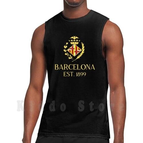 Tank Tops Vest 100% Cotton Catalonia Spain Espana Bar ? A Blaugrana Cules Camp Nou Lionel Spanish Football Spanish