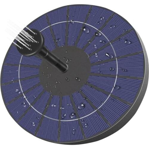 Solar Fountain Pump,3.5W Floating Water Fountain with 6 Nozzle,Solar Powered Fountain Pump for Birdbath Pond Pool Garden